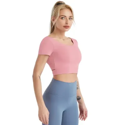 YOGA SUIT WOMEN'S SHORT SLEEVE